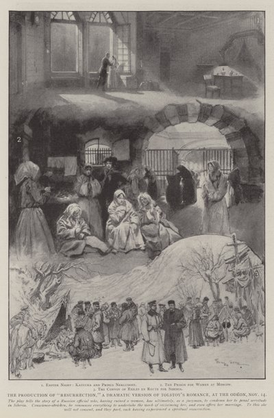 The Production of Resurrection, a Dramatic Version of Tolstoy
